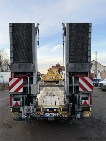 Prikolica z nizko platformo SCHWARZMÜLLER hydr. Rampen*verbreiterbar*Rungen*SAF*9m*