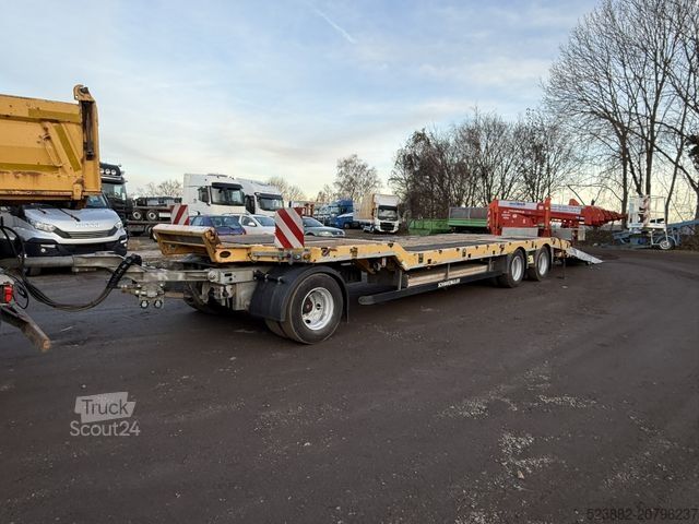 Prikolica z nizko platformo SCHWARZMÜLLER hydr. Rampen*verbreiterbar*Rungen*SAF*9m*