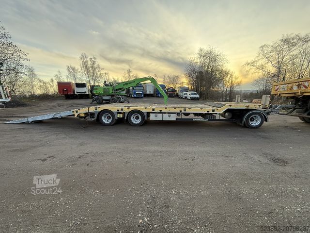 Prikolica z nizko platformo SCHWARZMÜLLER hydr. Rampen*verbreiterbar*Rungen*SAF*9m*