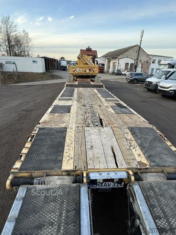 Prikolica z nizko platformo SCHWARZMÜLLER hydr. Rampen*verbreiterbar*Rungen*SAF*9m*