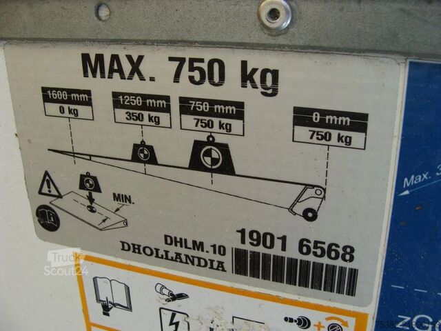 Fourgon tôlé Humbaur MASTER 130.35 BAKWAGEN - LAADKLEP - EURO 6 - VG...