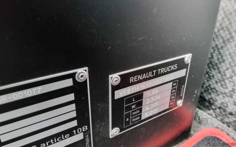 MTS standard Renault T460 4X2 - 30-BXG-1 - LUCHTGEVEERDE VOORAS - EU...