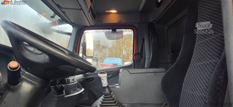 Camion cu platformă și prelată Mercedes-Benz 1829L Staplerhalterung, , Schiebeplane Türen, Scheckheft, Zustand gut