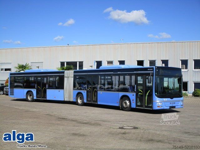 Gelede bus MAN Lions City G, Euro 4, Klima, 49 Sitze