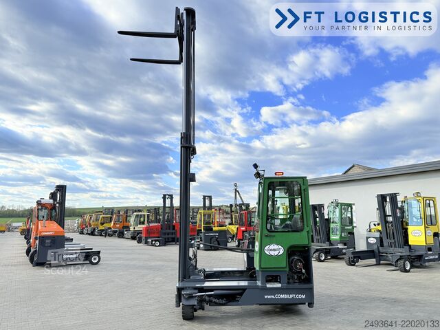 Keturs kryptimis krautuvas Combilift C4500 GAS DUPLEX 5500 FORK POSITIONER