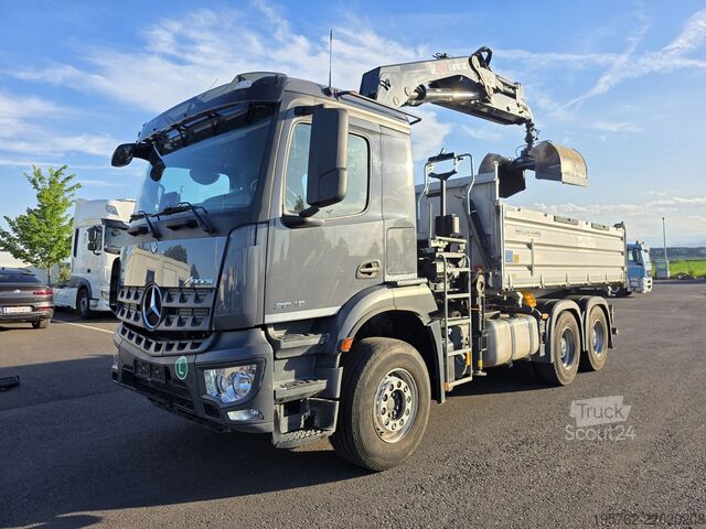 Sklápěcí vůz Mercedes-Benz Arocs 2846 6x4 MEILLER HIAB 232 E S-5