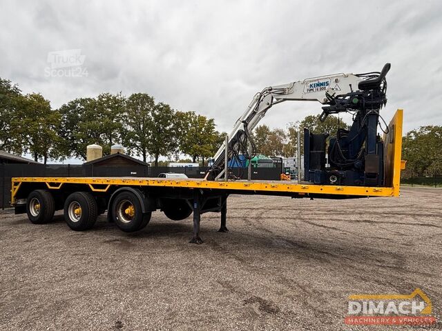 Pacton TPD 348 essieu relevable - 2 essieux directeurs - grue kennis 16 000 avec moteur hatz DM1378 Pacton TPD 348 liftas - 2 x stuuras - Kennis 16.000 kr...
