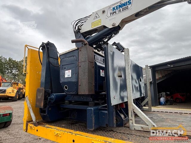 Pacton TPD 348 essieu relevable - 2 essieux directeurs - grue kennis 16 000 avec moteur hatz DM1378 Pacton TPD 348 liftas - 2 x stuuras - Kennis 16.000 kr...