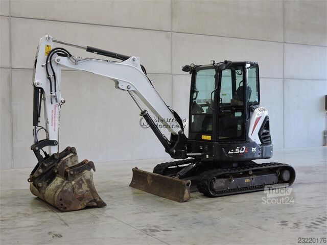 Bobcat E50 με 3 κάδους εκσκαφέα Bobcat E50 3 Buckets
