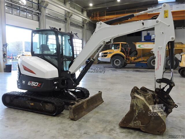 Bobcat E50 με 3 κάδους εκσκαφέα Bobcat E50 3 Buckets