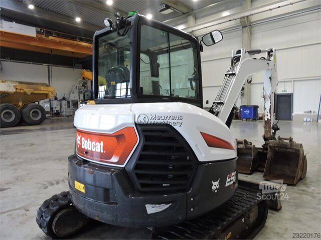 Bobcat E50 με 3 κάδους εκσκαφέα Bobcat E50 3 Buckets