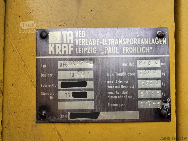 TAKRAF DFG6302-A | 6,3 t | Putere DDR Takraf TAKRAF DFG6302-A | 6,3to. | DDR-Power