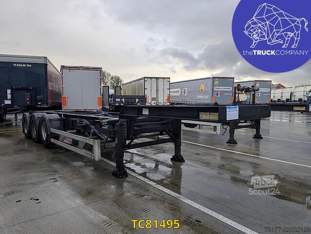 Transporte de contentores Turbos Hoet Tank chassis Gooseneck