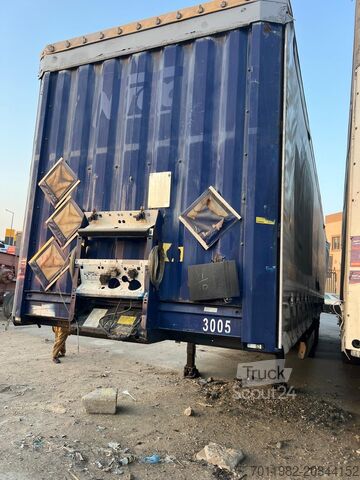 مقطورة هيكل curtainsider / tautline BPW 2014 2015 2016 2017 2018