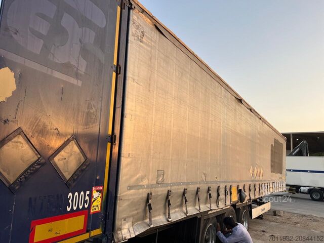 مقطورة هيكل curtainsider / tautline BPW 2014 2015 2016 2017 2018