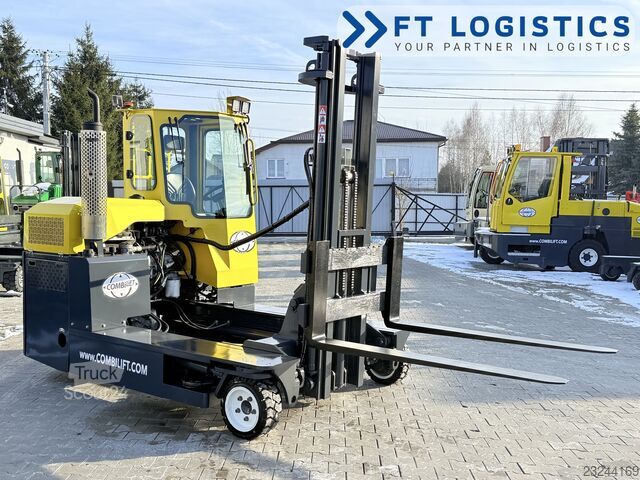 Wózek widłowy czterokierunkowy Combilift C3000 GAS DUPLEX PLATFORM 1500 FREE LIFT