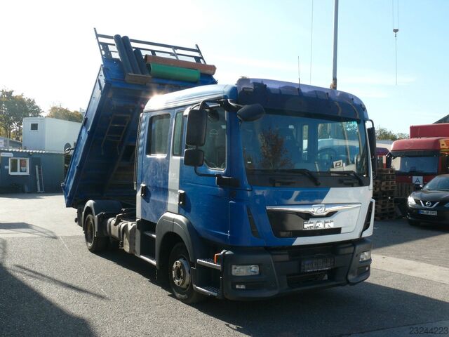 Trójstronna wywrotka MAN TGL12.250*Meiller*DoKa*2xAHK*Euro6* Klima