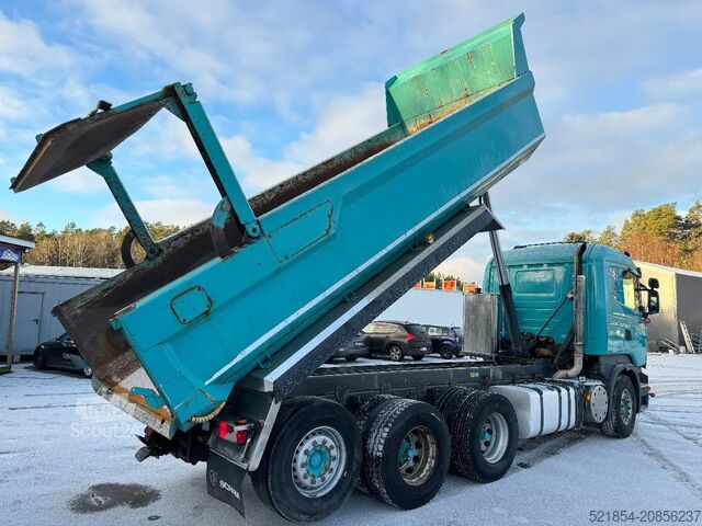 Pašizgāzējs Scania R730 V8 8X4, Euro 5 EEV, 33ton Tipper, YM: 2014