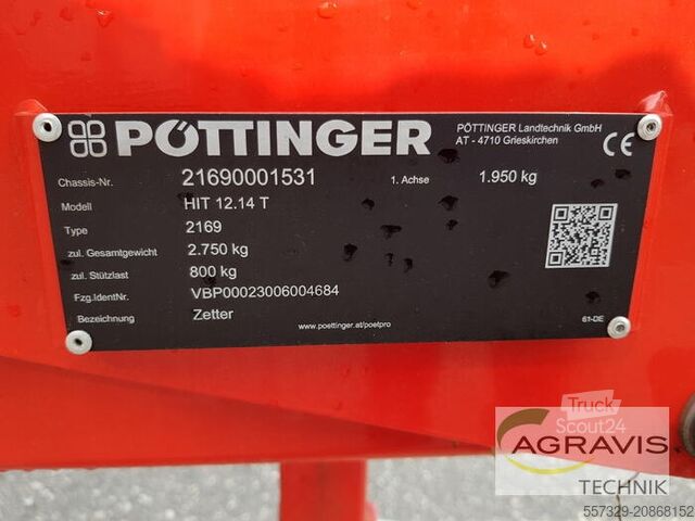 Heuwender Pöttinger HIT 12.14 T