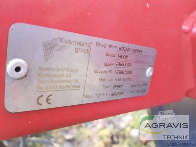Heuwender Vicon FANEX 804