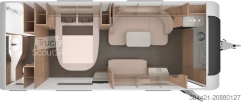 Przyczepa kempingowa Knaus Südwind 650 PXB Black Selection *Modell 2026*Queensbett*