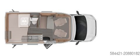 Polintegriran avtodom Knaus Tourer CUV 500 MQ CUVISION *Automatik*3,5 t*Markise*