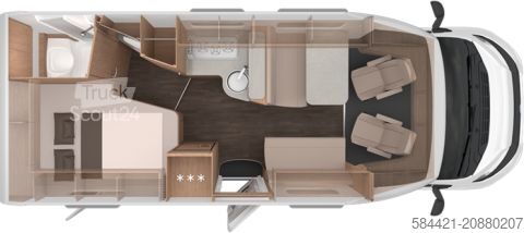 Polintegriran avtodom Knaus L!VE TI 650 MF Platinum Selection *Modell 2026*Solar*TV-Paket*