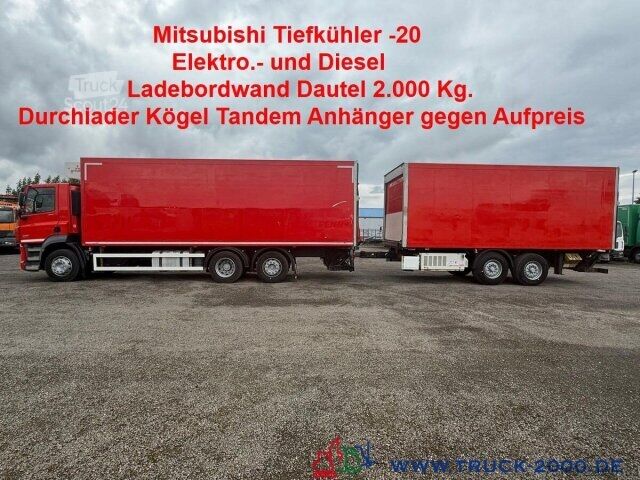 Chladený nákladný automobil DAF CF460 Tiefkühler Mitsubishi -20° + LBW DAUTEL