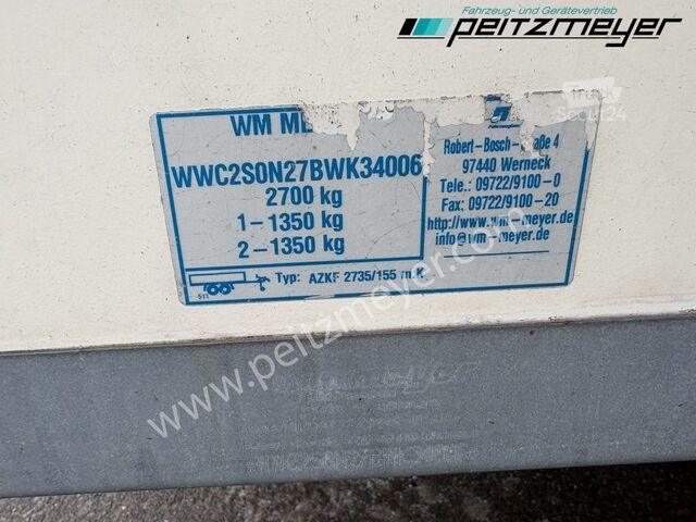 Remolque frigorífico WM Meyer Kühlkoffer WM S - AZ
