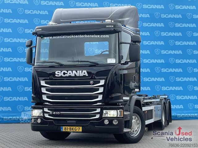 Autocamion basculant Scania G 410 LB6x2*4HNA DIFF-L AIRCO 21T VDL HOOKLIFT