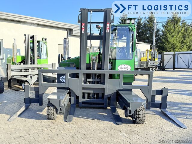 Wózek widłowy czterokierunkowy Combilift C5000L GAS DUPLEX 4100 POSITIONER CABIN