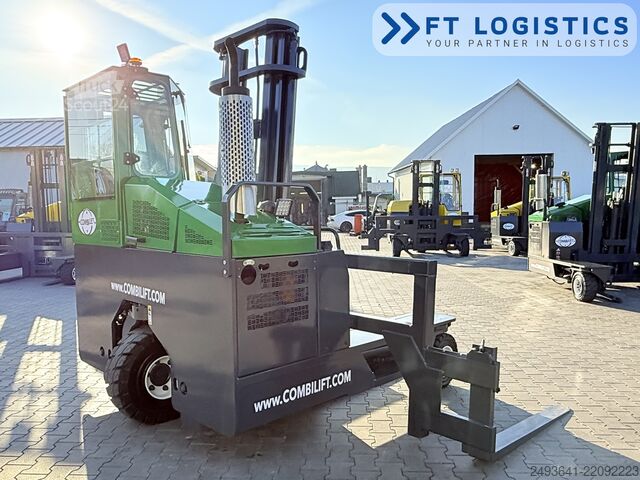 Wózek widłowy czterokierunkowy Combilift C5000L GAS DUPLEX 4100 POSITIONER CABIN