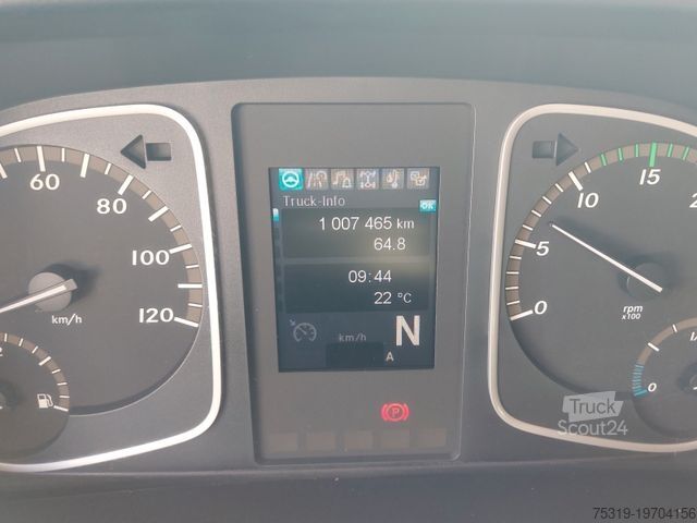 Tovorno vozilo s ravno platformo in ponjavo MERCEDES-BENZ Atego 1223 L/NR 20 20 Paletten