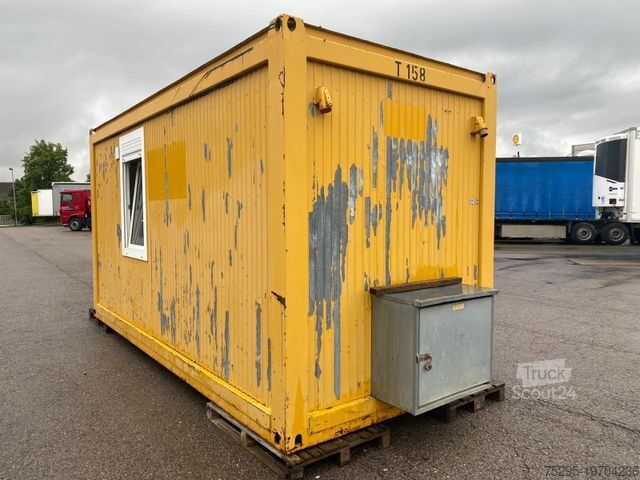 Remorcă  3x Knauss Mannschaftscontainer RZ 5. Nr. 6128