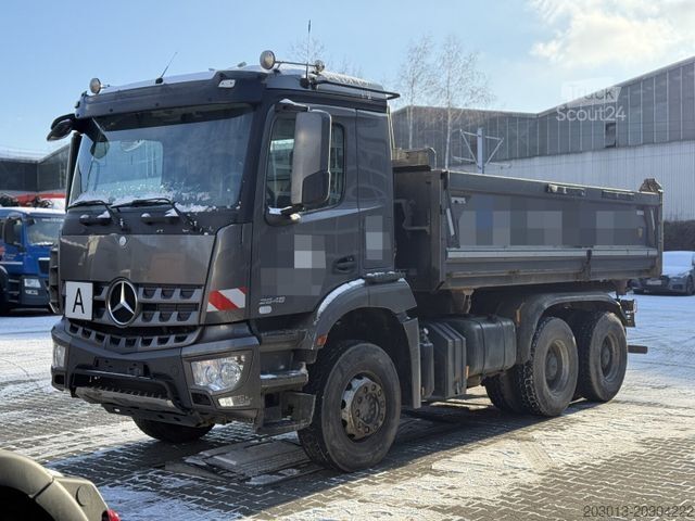 Camion-benne tricar MERCEDES-BENZ Arocs 2646 6x4 Kipper MEILLER Bordmatik