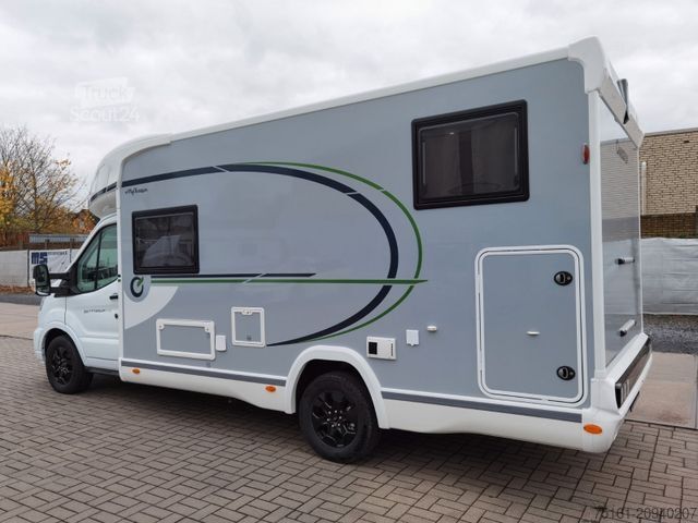 Daļēji integrēta kemperis CHAUSSON 627 TITANIUM / -2026- / 165PS-8G. / EINZELBETTEN