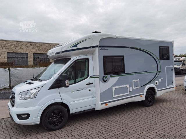 Daļēji integrēta kemperis CHAUSSON 627 TITANIUM / -2026- / 165PS-8G. / EINZELBETTEN