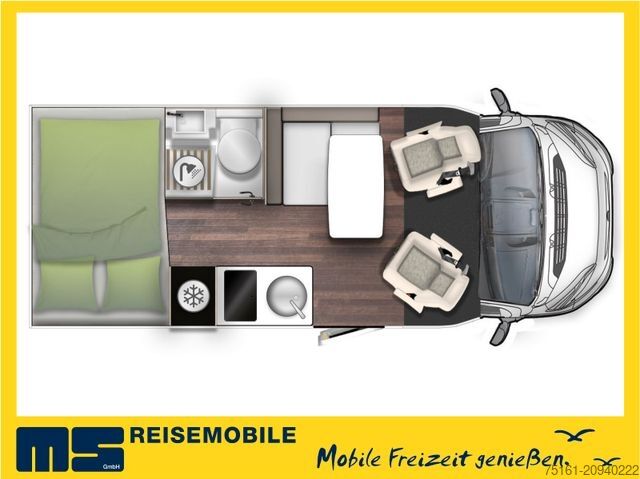 Yarı entegre karavan FORSTER T 599 HB COUPÈ / - 2026 - / HECKBETT & HUBBETT