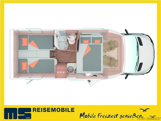 Teilintegriertes Wohnmobil WEINSBERG CARACOMPACT SUITE 640 MEG PEPPER / - MODELL 2025