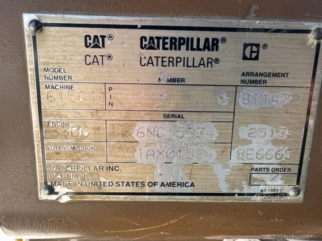 Skrapa Caterpillar 615C