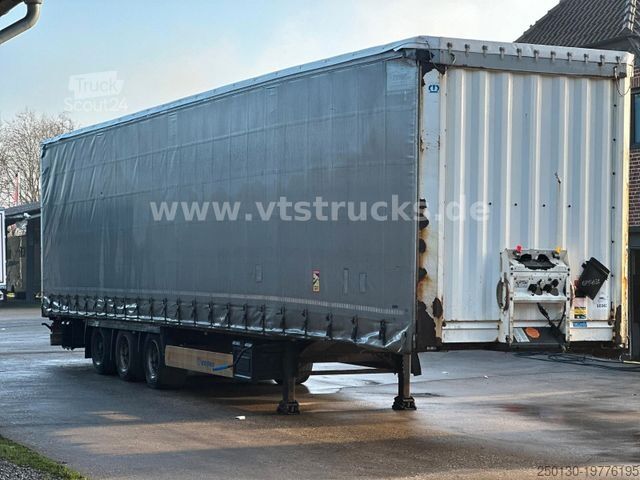 Open semitrailer with tarp KRONE SD Pritsche + Plane Edscha-Verdeck Mega