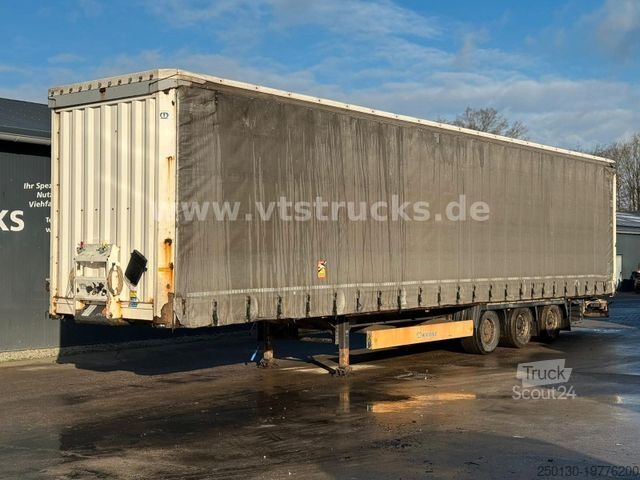 Auflieger mit Pritsche & Plane KRONE SD Pritsche + Plane Edscha-Verdeck Mega