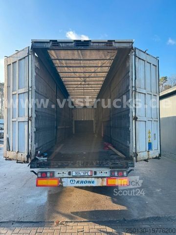 Auflieger mit Pritsche & Plane KRONE SD Pritsche + Plane Edscha-Verdeck Mega