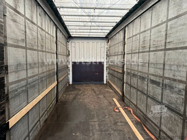 Auflieger mit Pritsche & Plane KRONE SD Pritsche + Plane Edscha-Verdeck Mega