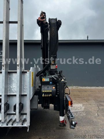 Vrachtauto met open laadbak MERCEDES-BENZ Atego 1023 Pritsche/Glastransporter + Ladekran