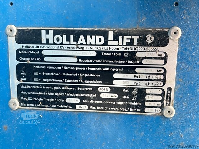 Schaarheftafel Holland-Lift B195-DL25 (21m)