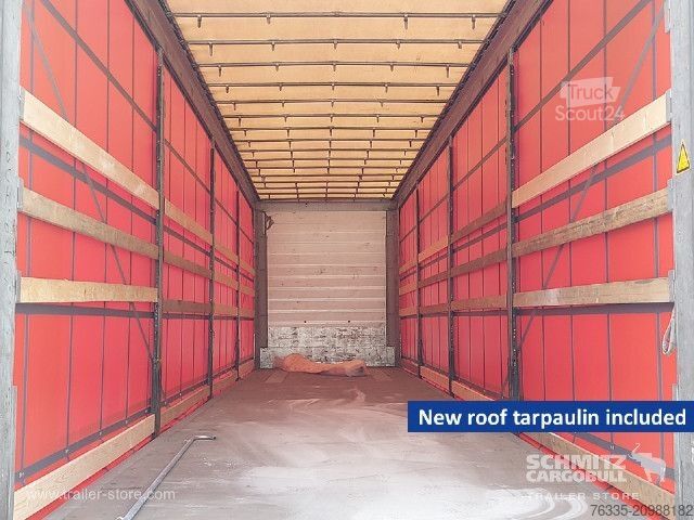 Atvērta puspiekabe ar tentu Schmitz Cargobull Curtainsider Mega
