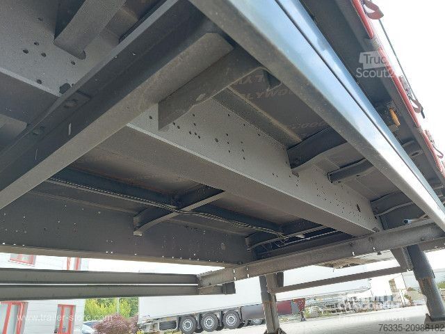 Atvērta puspiekabe ar tentu Schmitz Cargobull Curtainsider Mega