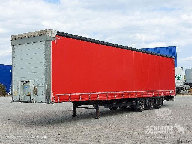 Atvērta puspiekabe ar tentu Schmitz Cargobull Curtainsider Mega