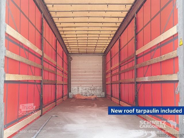 Atvērta puspiekabe ar tentu Schmitz Cargobull Curtainsider Mega